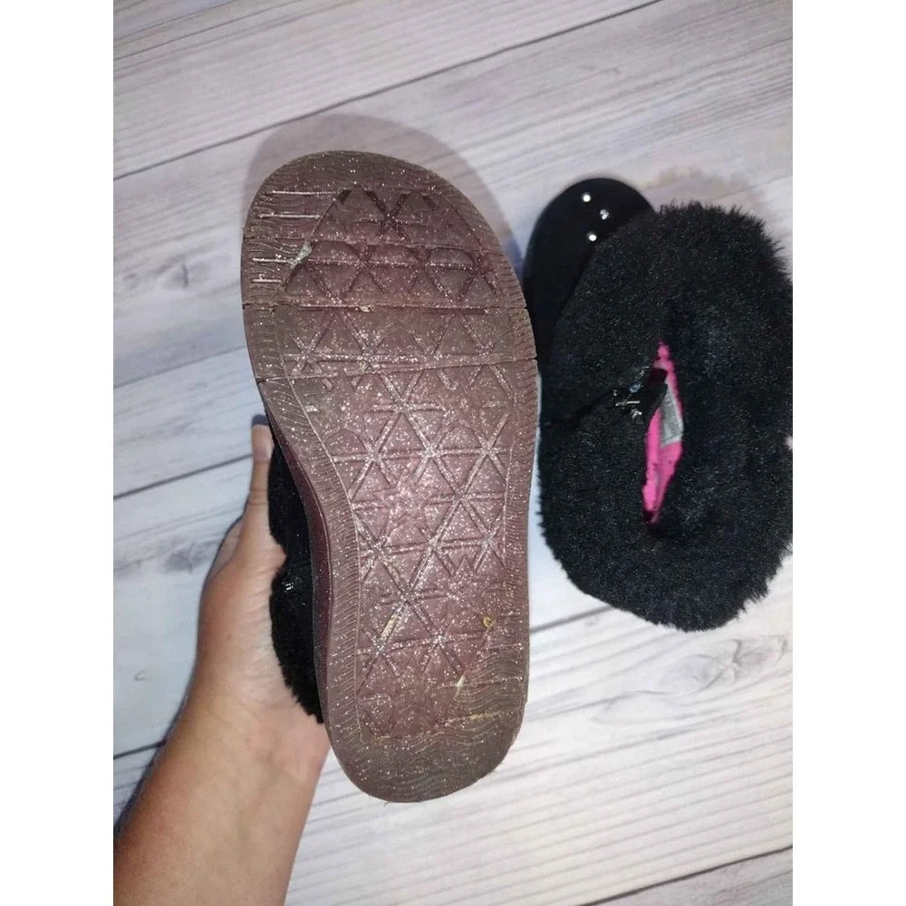 Girls black twinkle toes boots‎ size 9